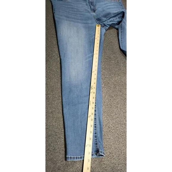 Time & Tru Core Jegging Womens Jeans High Rise Skinny SZ XXL (20) Blue Pull On - Picture 9 of 12